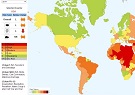 Risk map by Aon illustrates terrorism threats by geographic area ...