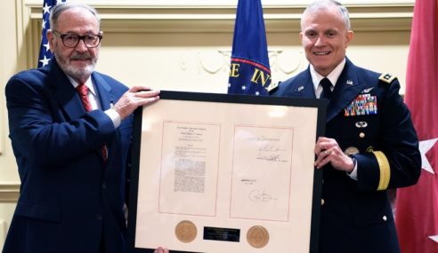 DIA receives OSS Congressional Gold Medal