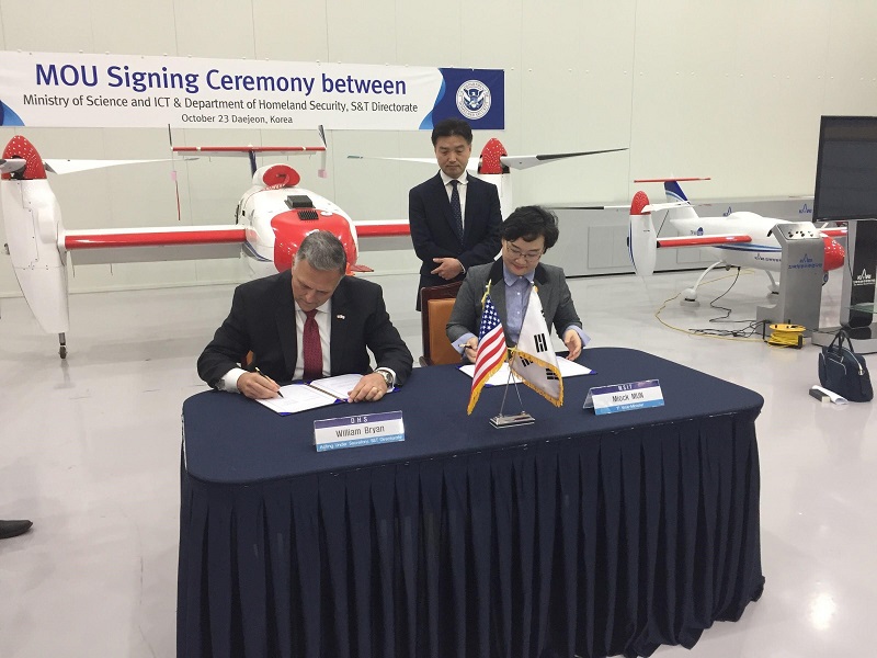 DHS S&T announces tech partnership with Republic of Korea