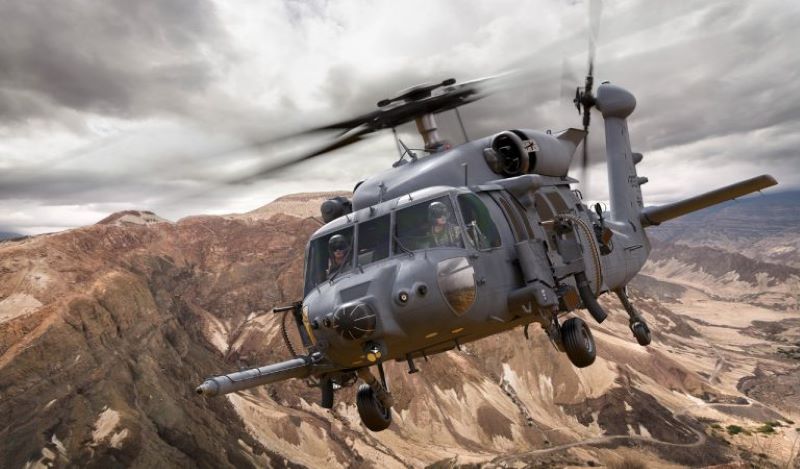 Hughes demos HeloSat from Black Hawk in flight